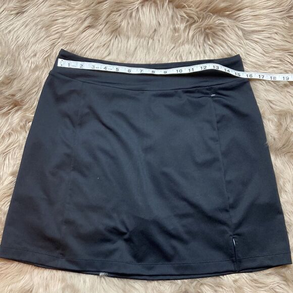 Lady Hagen Core Swing Knit Skort- Golf Active Tennis Skirt in Black - Picture 11 of 12